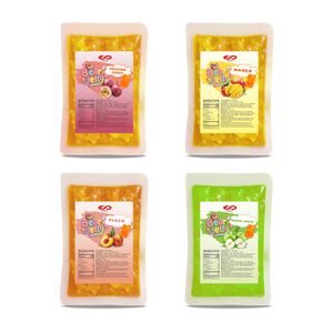 KEIFU 1.5kg HALAL/HACCP/ISO 22000 Certificado, Bolas de Jugo de Jalea de Granada Roja, Topping para Té de Burbujas, Listo para Comer, Premium - Product Image 1