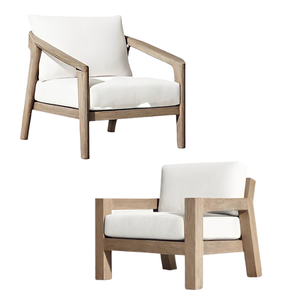 Productos populares Sofá de jardín de madera de teca moderno para muebles de patio al aire libre Juego de sofás con cojines Fábrica directa - Product Image 4