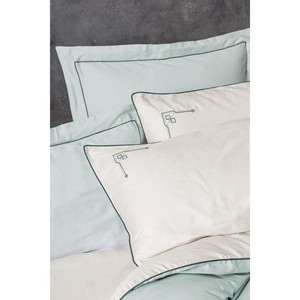 Juego de Funda Nórdica Doble de Satén Cotton Box Elite Vanko Mint - 4 Piezas, Tamaños King, Queen, Twin, para Hogar, Hotel, Boda, Cama, Tejido Sólido y Cálido - Product Image 3