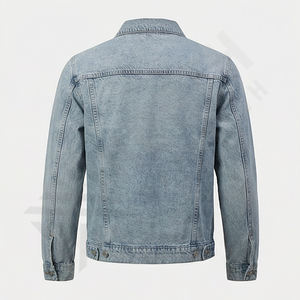 Chaqueta Vaquera Casual Entallada para Hombre, Reversible, el Mejor Diseño, Alta Calidad, Prenda Exterior Moderna, Duradera y a la Moda - Product Image 2