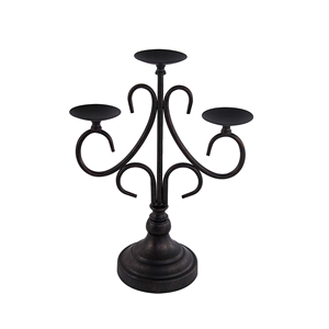 Fournisseurs indiens Bougeoirs faits à la main en métal pour décoration de Noël Lot de 3 bougeoirs de haute qualité de taille normale - Product Image 4