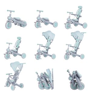 BEBELUX CE Certificat Pliant Enfants Tricycle Toddler Trike peut transférer à l'équilibre vélo avec dossier et Parent Pusher - Product Image 6