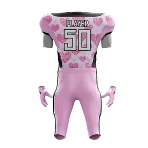 Ensemble d'uniformes de football américain respirants sur mesure, grandes tailles, pour l'entraînement estival et les jours de match, avec service OEM - Product Image 3