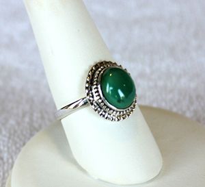 Bague de cocktail chic en argent sterling 925 et onyx pour un port quotidien spirituel, qualité supérieure, artisanat raffiné - Product Image 6