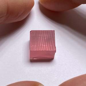 Zafiro Padparadscha Rosa Claro, Gema Suelta, Corte Ovalado de 8mm, Tratado Térmicamente, Certificado GRS - Product Image 4