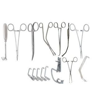 Ensembles d'instruments de chirurgie manuelle en acier inoxydable professionnels de 25 pièces Kits d'adénoïdectomie pour amygdalectomie - Product Image 3