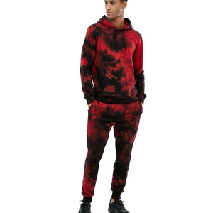 Conjunto Deportivo Personalizado con Estampado Tie Dye para Hombre, Sudadera con Capucha, Pantalones Deportivos Transpirables, Ropa de Invierno de Talla Grande - Product Image 4