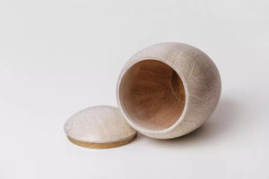 Urna de cremación de diseño hermoso de madera de color azul con color y tamaños personalizados para el hogar a precios al por mayor - Product Image 6