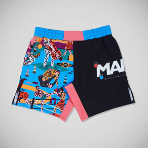High Quality MMA <b>Shorts</b> for <b>Men</b> Custom Logo Printed Solid <b>Pattern</b> Sublimation Elastic Waist High Street Made Cotton-Online Sale - Product Image 1