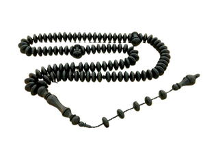 Tasbih islamique en bois de 99 perles de couleurs mélangées pour la prière musulmane - Tasbih brun de 33 perles - Vente en gros de Tasbeeh - Product Image 3