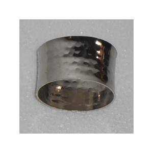 Highest Quality Table Decorations Wedding Dinner <b>Party</b> <b>Napkin</b> Rings Unique Style Handcrafted Silver Color Hammered <b>Napkin</b> Holder - Product Image 5