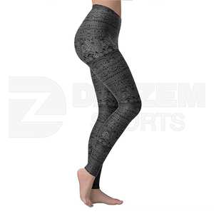 Leggings doux faits sur commande de forme physique de gymnase de yoga pour des femmes - Product Image 4