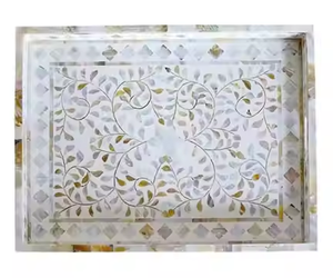 Decorative Bone Tray With Attractive <b>Colour</b> <b>Green</b> White Pink Black And Many <b>Colours</b> in New Design Are Available For These Trays - Product Image 5