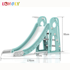 Indoor Fashion Baby`<strong>s</strong> PE Slide with <strong>Swing</strong> Small Plastic Toys Easy Installation - Product Image 5