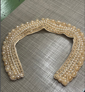 Écharpe-collier perlée tendance de haute qualité, style western unique, bandana perlé à franges - Product Image 2