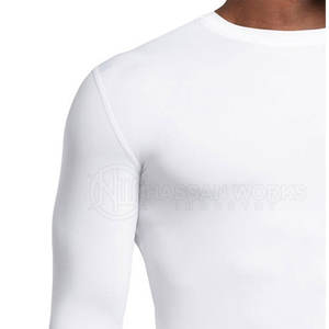 Camisetas de Compresión para Hombre, Tejidas, Transpirables y de Secado Rápido, para Entrenamiento y Ejercicio en el Gimnasio - Product Image 3