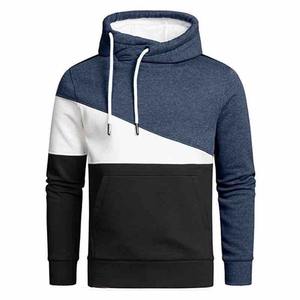 <b>Men's</b> Casual Floral Print Pullover Winter Sweatshirt with Drawstring Hood and <b>Pouch</b> Pocket Plain Dyed Hoodies & Sweatshirts - Product Image 1