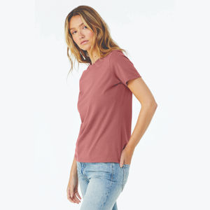 T-shirts pour femmes de qualité supérieure 100% coton, t-shirts surdimensionnés délavés, t-shirts décontractés amples à épaules tombantes, manches courtes, t-shirt uni - Product Image 2