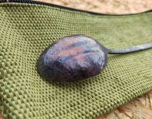 Cuchara para servir alimentos en aluminio con acabado recubierto de polvo negro, perfecta para uso elegante en mesa y accesorios de cocina - Product Image 2