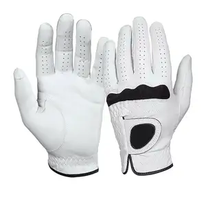 Sarung tangan Golf desain unik antiselip, sarung tangan Golf kulit murni antilembap pemasok terbaik