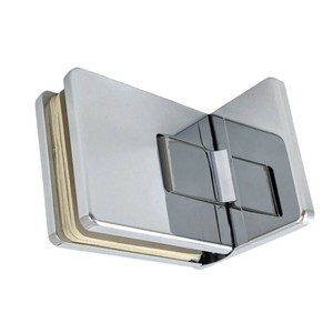 Para bisagras <span class=keywords><strong>de</strong></span> vidrio <span class=keywords><strong>de</strong></span> 6-10mm con tornillos ocultos, bisagra ajustable <span class=keywords><strong>de</strong></span> ángulo <span class=keywords><strong>de</strong></span> 90 grados, latón para nuevo baño <span class=keywords><strong>de</strong></span> vidrio francés con bisagras modernas - Product Image 2