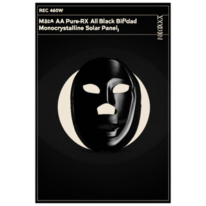 Panel Solar Monocristalino Bifacial REC 460W AA Pure-RX Totalmente Negro, Origen Estadounidense - Product Image 2