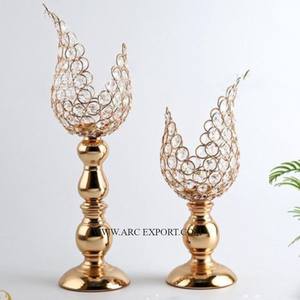 Latest Designing Table Ware Home Decoration Votive Candle Holder Square Shape Indoor and Outdoor <b>Large</b> Size Metal Votive Holders - Product Image 5