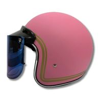 Casque de moto CRX Bogo-X Rose Doff Retro Open Face ABS de haute qualité élégant certifié SNI pour adultes
