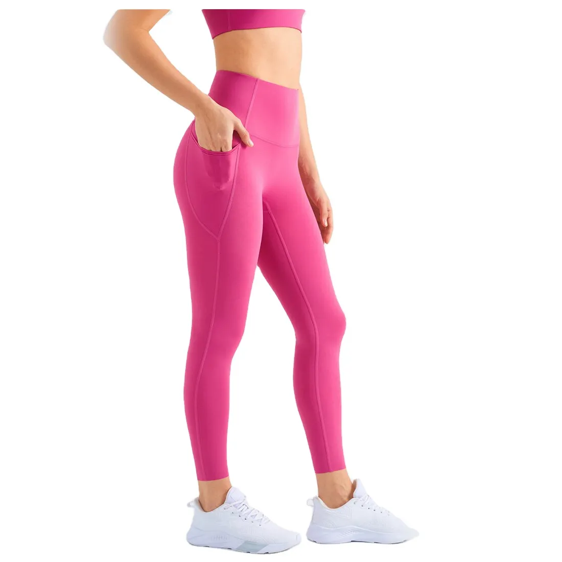 Bestverkopende Damesleggings Yoga Compressiebroek Gymkleding Geribbelde Naadloze Scrunch Yoga Leggings Voor Lage Prijs