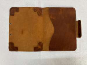 Genuine Leather Durable Portable <b>Tablet</b> Covers with Vintage Finish Sling and Handle Closure for <b>Tablets</b> and E-Readers - Product Image 3