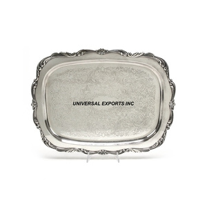 Metal Vintage <b>Chocolate</b> Tray Premium Quality Handmade <b>Chocolate</b> Platter Classic Stylish New <b>Fancy</b> <b>Chocolate</b> Tray - Product Image 2