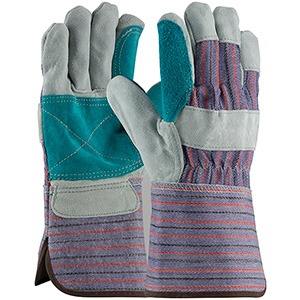 Guantes Industriales Resistentes de Cuero y Algodón Canadiense para Manipulación de Materiales, con Protección Antiestática y Antiquímica, Longitud de 12 Pulgadas - Product Image 2