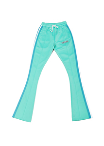 Pantalones de chándal apilados con bolsillos laterales para hombre, pantalón para correr, color turquesa y azul, para invierno - Product Image 5
