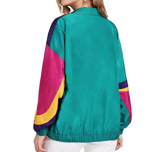 Vente en gros Veste coupe-vent à glissière vierge coupe-vent à fermeture éclair personnalisée Veste streetwear pour homme pour femme - Product Image 6