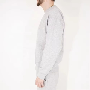 2025 hiver personnalisé survêtements hommes ensembles à manches longues pull + pantalon de Jogging 2 pièces ensembles Fitness course costumes vêtements de sport homme - Product Image 3