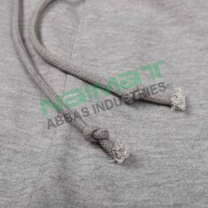 Pantalones de chándal informales para hombre, pantalones de chándal acampanados apilados de alta calidad personalizados, cintura elástica de retazos, tela holgada hecha - Product Image 5