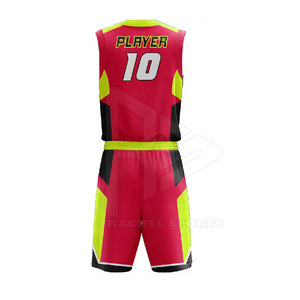 Uniforme de Baloncesto Personalizado de Alta Calidad, Transpirable, 100% Poliéster, Talla Grande - Product Image 6
