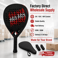 Oferta Especial: Raqueta de Pádel Personalizada de Fábrica OEM al por Mayor, Forma Redonda, Lágrima, Diamante, Fibra de Carbono 3K 12K 18K Profesional, con su Logotipo, Venta al por Mayor
