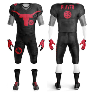 Uniformes de football américain personnalisés pour adultes, pantalons, broderie en twill, impression par sublimation, respirant, séchage rapide, taille élastique - Product Image 5