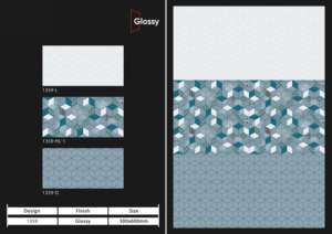 Carreaux muraux en céramique élégants 300x600 mm finition brillante – Choix décoratif contemporain pour projets de luxe - Product Image 3