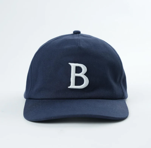 Gorra de Béisbol Unisex de 6 Paneles de Algodón con Bordado de la Letra B, Visera Curva, Estilo Dad Hat, Hebilla Metálica Ajustable, Casual, para Exteriores, Protección Solar - Product Image 4