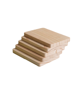 Sous-verres en bois faits main de haute qualité, réutilisables, style campagnard, personnalisables, écologiques, pour la maison, l'hôtel, le restaurant, les mariages et les fêtes - Product Image 1