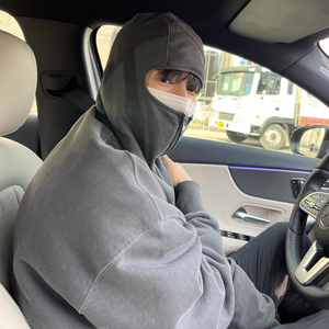 Última moda personalizada estilo de la calle 100% algodón lavado ácido cremallera completa Sudadera con capucha de los hombres Diseño personalizable con su propio logotipo - Product Image 2