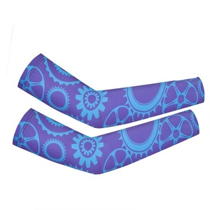 Custom Printing <b>Compression</b> Seamless Breathable Cooling <b>Arm</b> <b>Sleeves</b> for Unisex Cycling Fitness Golf Sports UV Sun Protection - Product Image 5