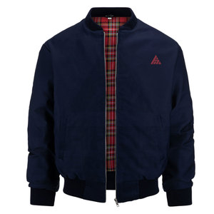 Meilleure vente Blouson bombardier pour homme polaire décontractée veste de baseball printemps-automne Blouson bombardier à manches longues coupe ajustée - Product Image 2