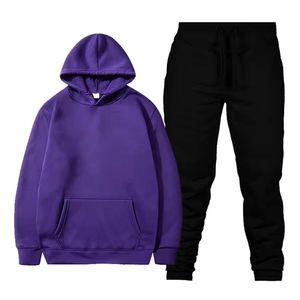 Chándal personalizado Unisex de la mejor calidad, conjunto de sudaderas con capucha de algodón 100%, traje de jogging de lana Vintage Tech impreso para hombres, precios de fábrica - Product Image 3