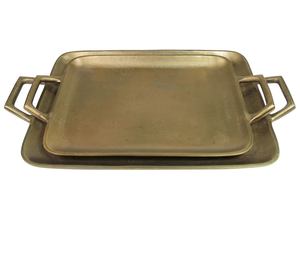 High Quality Aluminum Serving <b>Tray</b> Decorative Serving Aluminum Serving Luxury <b>Tray</b> Handicraft at Low Price - Product Image 4