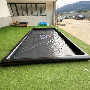 Alfombrilla de lavado de coches inflable, impermeable profesional, móvil, servicios de detalle de coches, alfombrilla de suelo de PVC, <span class=keywords><strong>piscina</strong></span> de lavado de coches a la venta - Product Image 6