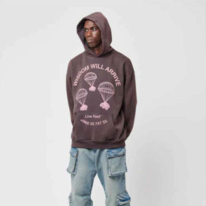 เสื้อฮู้ดแบบสวมหัวมีฮู้ดโอเวอร์ไซส์สำหรับผู้ชายเสื้อมีตัวอักษรแบบกำหนดเองตามต้องการ - Product Image 5