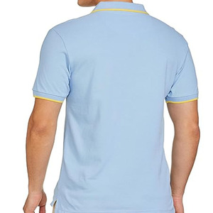 2024 Meilleure vente hommes décontracté Jersey Polo couleur unie col rond bouton à manches courtes vêtements confortables - Product Image 2